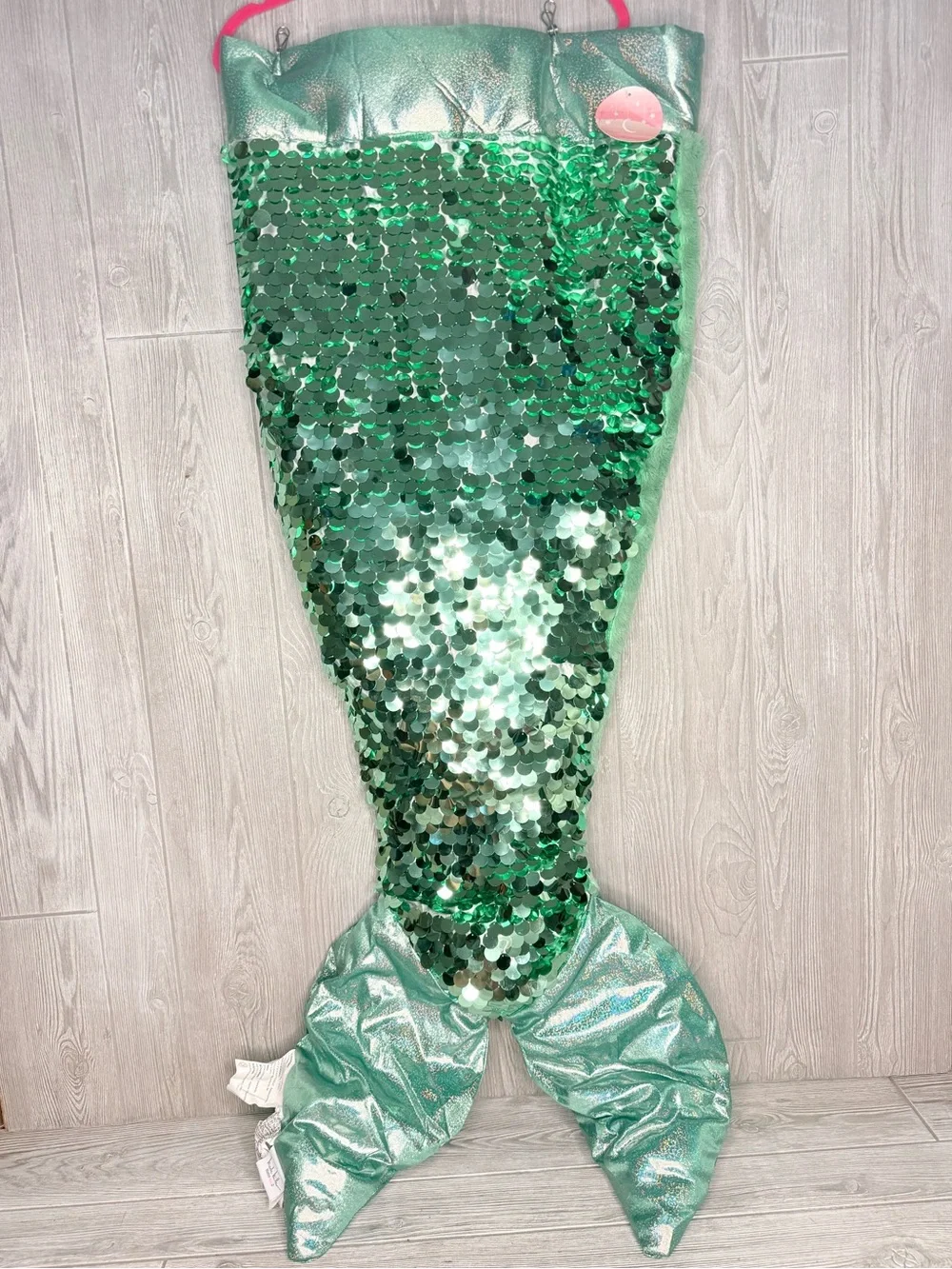 Nwt kids or small adult large sequin mermaid tail blanket dress up costume tail